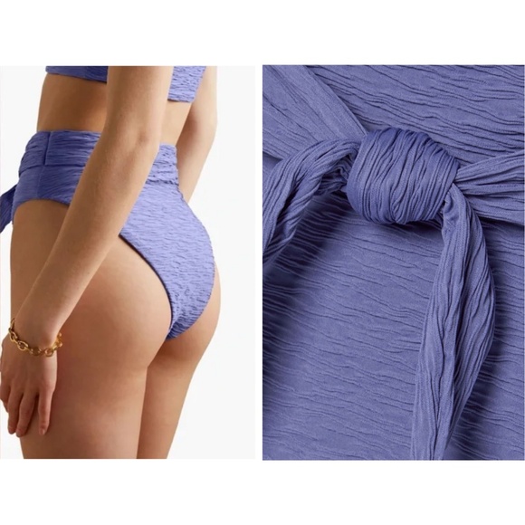 Mara Hoffman Goldie High-Waist Bikini Bottoms - Picture 2 of 7